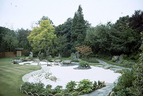 »Beispiel für Japanischen Garten Feng Shui«